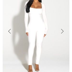 naked wardrobe square and bare white jumpsuit BRAND NEW WITH TAGS